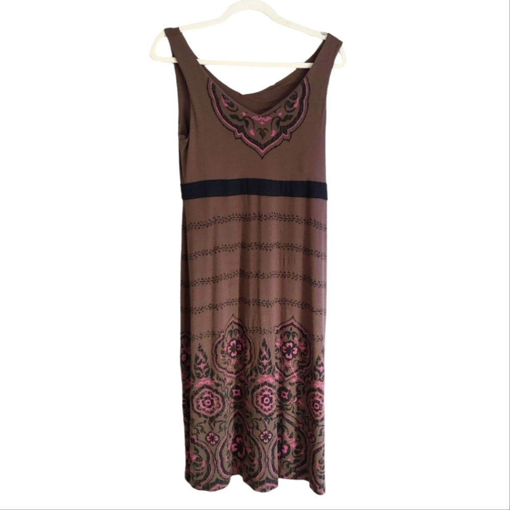 Athleta Santorini Gray Green Paisley Maxi Dress  Women's, Viscose Spandex Women